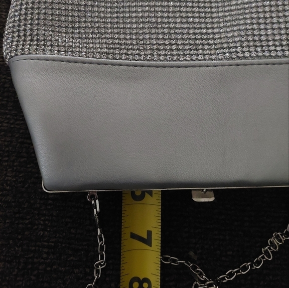 Chainmail Crystal Purse Classical Rhinestone/Imitation Stones Clutch Sparkly - Picture 10 of 10